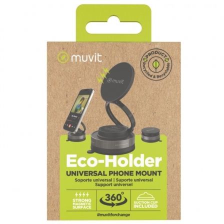 Suporte de Smartphone para Carro Muvit For Change MCCHL0035/ Preto - Imagem 4