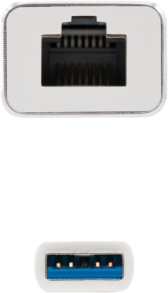 Adaptador USB 3.0 - RJ45 Nanocable 10.03.0401/ 1000Mbps - Imagem 3