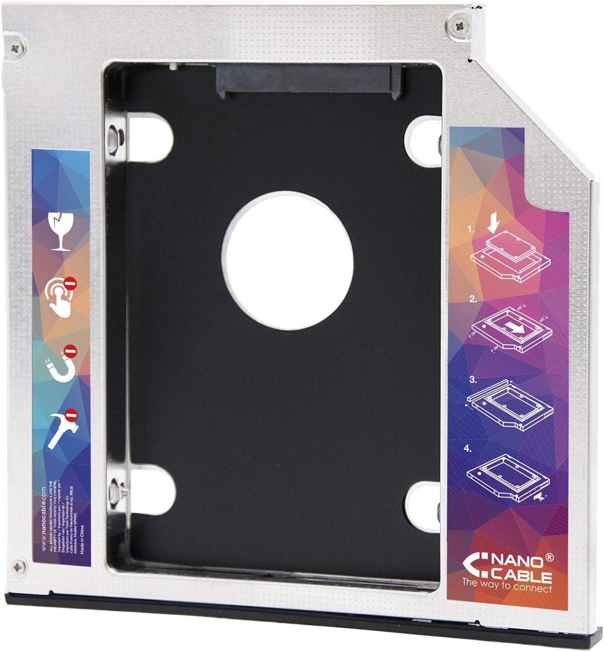 Adaptador Nanocable 10.99.0102 para 1x disco rígido de 2.5"