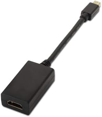 Conversor Nanocable 10.16.0102/ Mini DisplayPort Macho - HDMI Fêmea/ 15cm/ Preto - Imagem 3