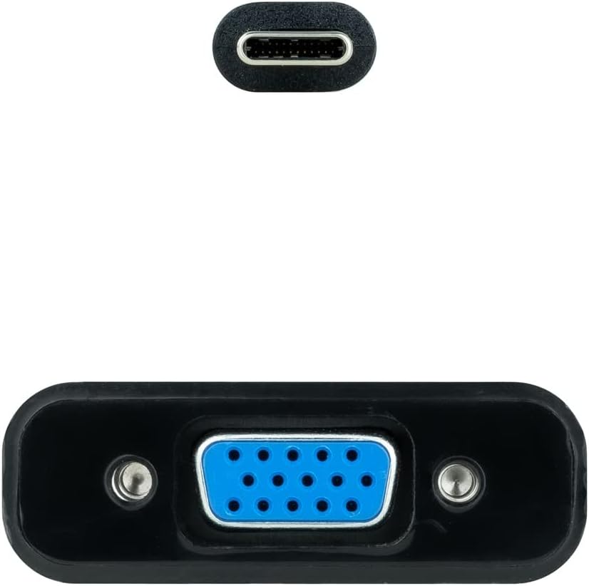Cabo Conversor Nanocable 10.16.4101-BK/ USB Tipo-C Macho - VGA Fêmea - Imagem 3
