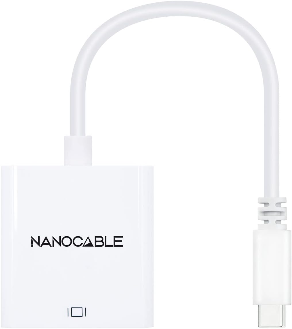 Conversor Nanocable 10.16.4102/ USB Tipo-C Macho - HDMI Fêmea/ 15cm/ Branco - Imagem 2
