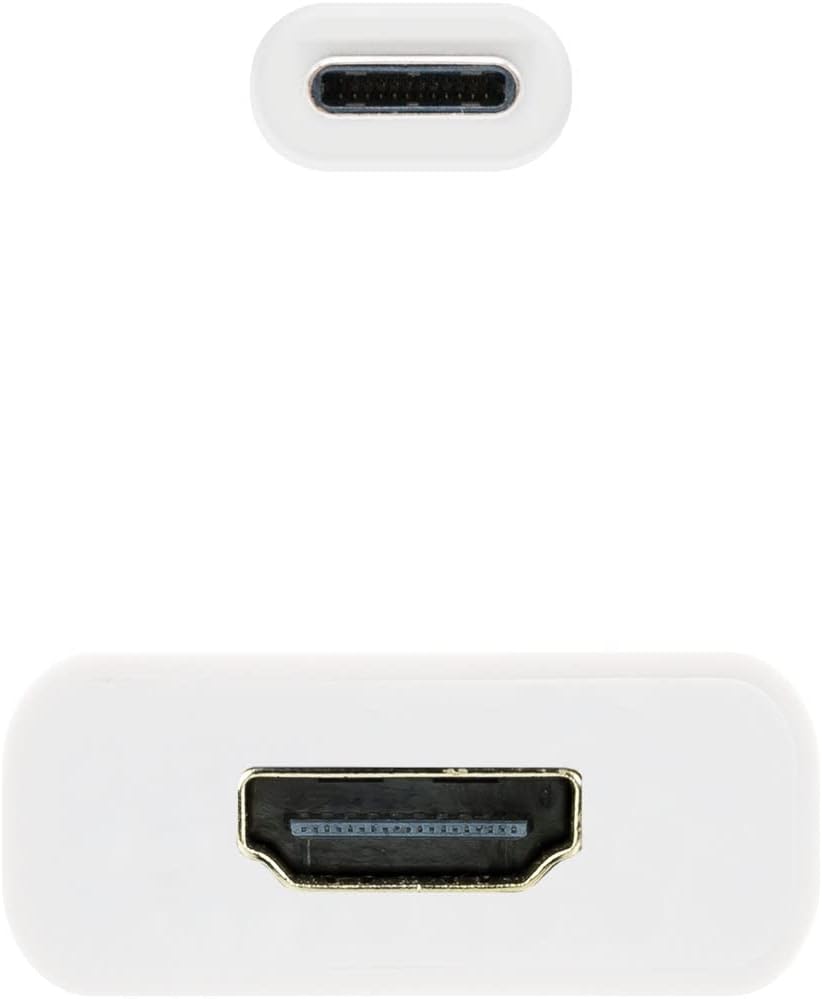 Conversor Nanocable 10.16.4102/ USB Tipo-C Macho - HDMI Fêmea/ 15cm/ Branco - Imagem 3
