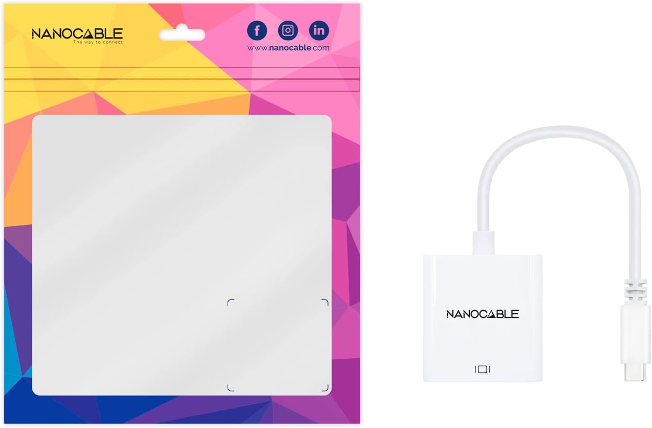 Conversor Nanocable 10.16.4102/ USB Tipo-C Macho - HDMI Fêmea/ 15cm/ Branco - Imagem 5