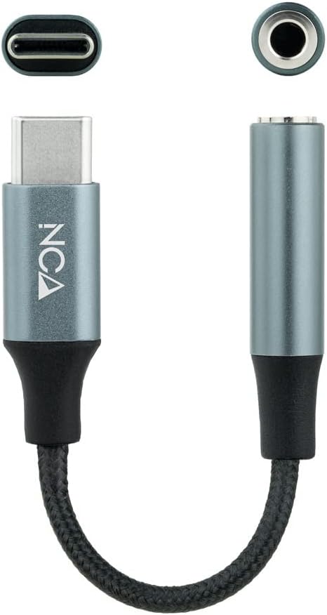 Conversor USB Tipo-C Nanocable 10.24.1204/ USB Tipo-C Macho - Jack 3.5 Fêmea - Imagem 2