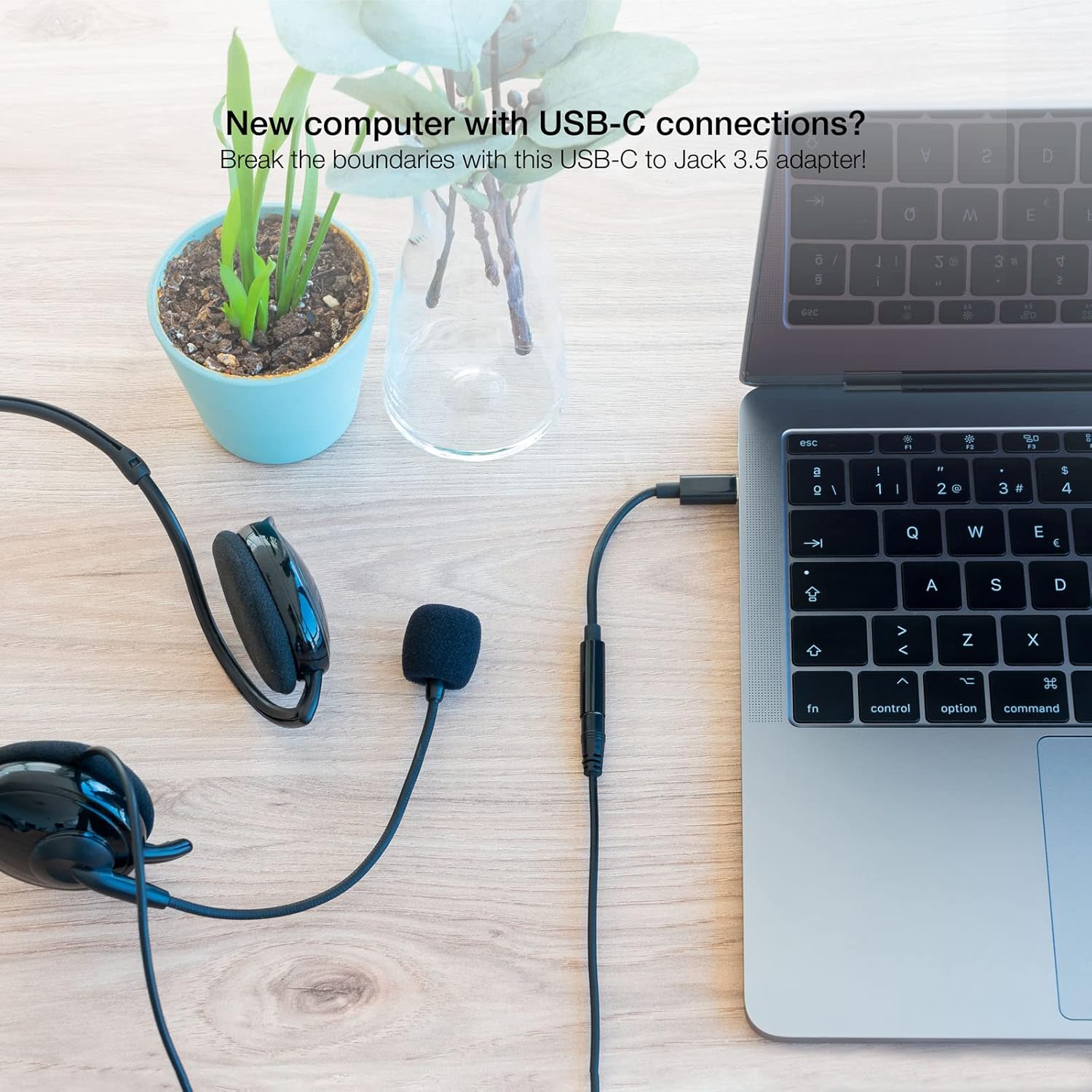 Conversor USB Tipo-C Nanocable 10.24.1205/ USB Tipo-C Macho - Jack 3.5 Fêmea - Imagem 4
