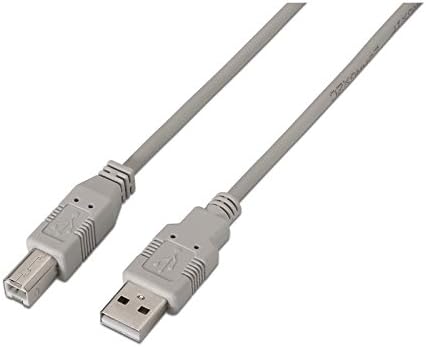 Cabo USB 2.0 Impressora Nanocable 10.01.0103/ USB Tipo-B Macho - USB Macho/ 1.8m/ Bege - Imagem 4