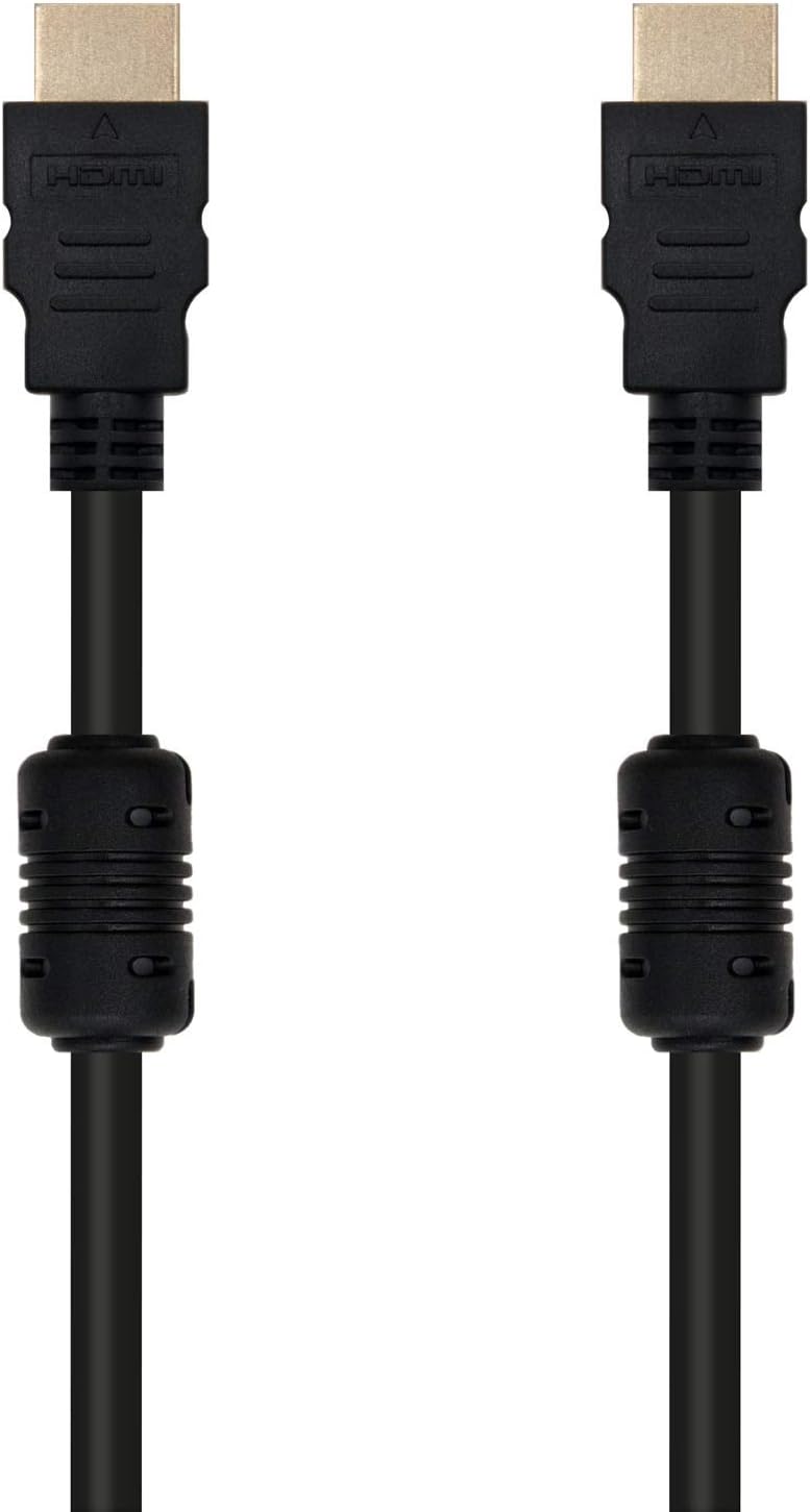 Cabo HDMI 1.4 Nanocable 10.15.1810/ HDMI Macho - HDMI Macho/ 10m/ Preto - Imagem 2
