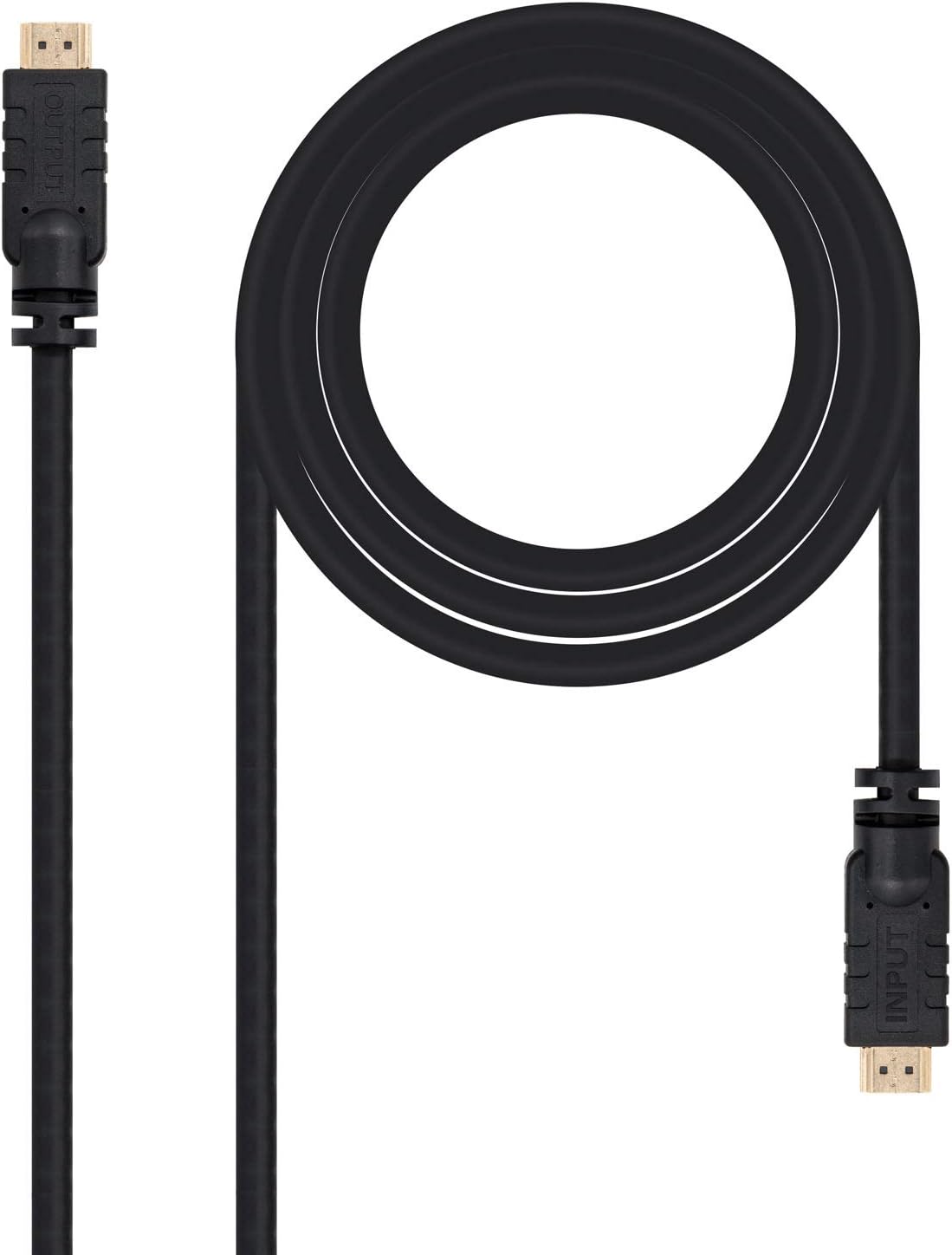 Cabo HDMI 1.4 Nanocable 10.15.1820/ HDMI Macho - HDMI Macho/ 20m/ Preto