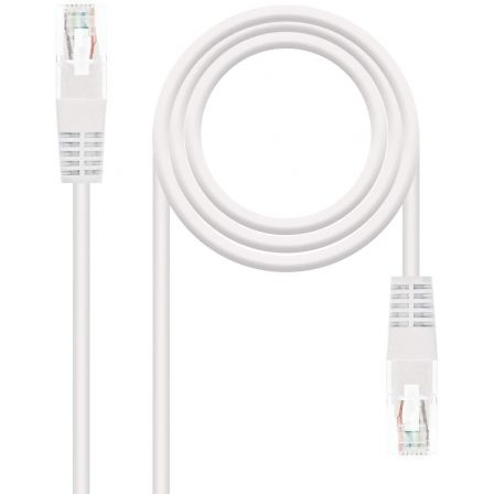 Cabo de Rede RJ45 UTP Nanocable 10.20.0103 Cat.5e/ 3m/ Cinzento - Imagem 2