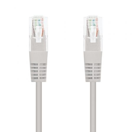 Cabo de Rede RJ45 UTP Nanocable 10.20.0103 Cat.5e/ 3m/ Cinzento