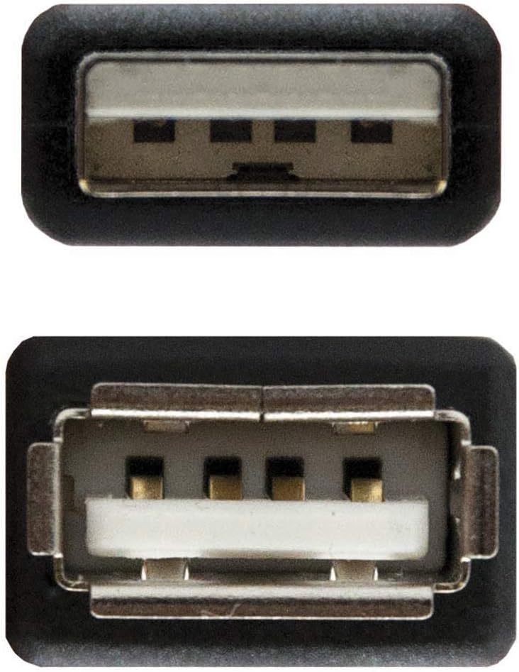 Cabo Extensor USB 2.0 Nanocable 10.01.0203-BK/ USB Macho - USB Fêmea/ 1.8m/ Preto - Imagem 3