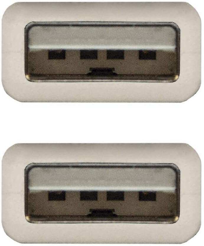 Cabo USB 2.0 Nanocable 10.01.0302/ USB Macho - USB Macho/ 1m/ Bege - Imagem 3