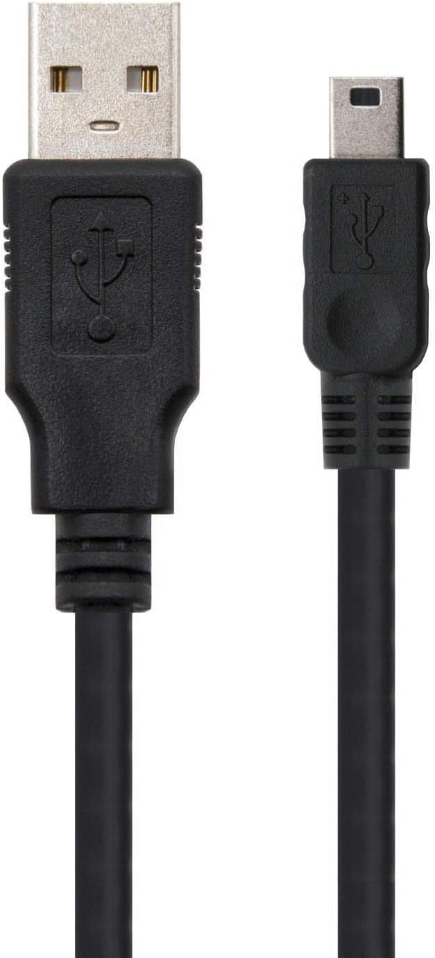 Cabo USB 2.0 Nanocable 10.01.0402/ USB Macho - MiniUSB Macho/ 1.8m/ Preto - Imagem 2