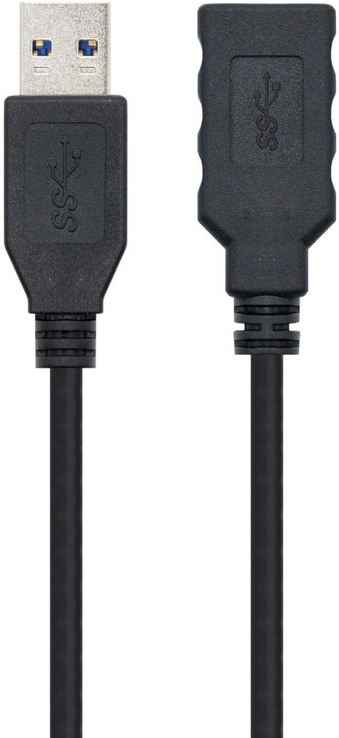 Cabo Extensor USB 3.0 Nanocable 10.01.0903-BK/ USB Macho - / USB Fêmea/ 3m/ Preto - Imagem 2