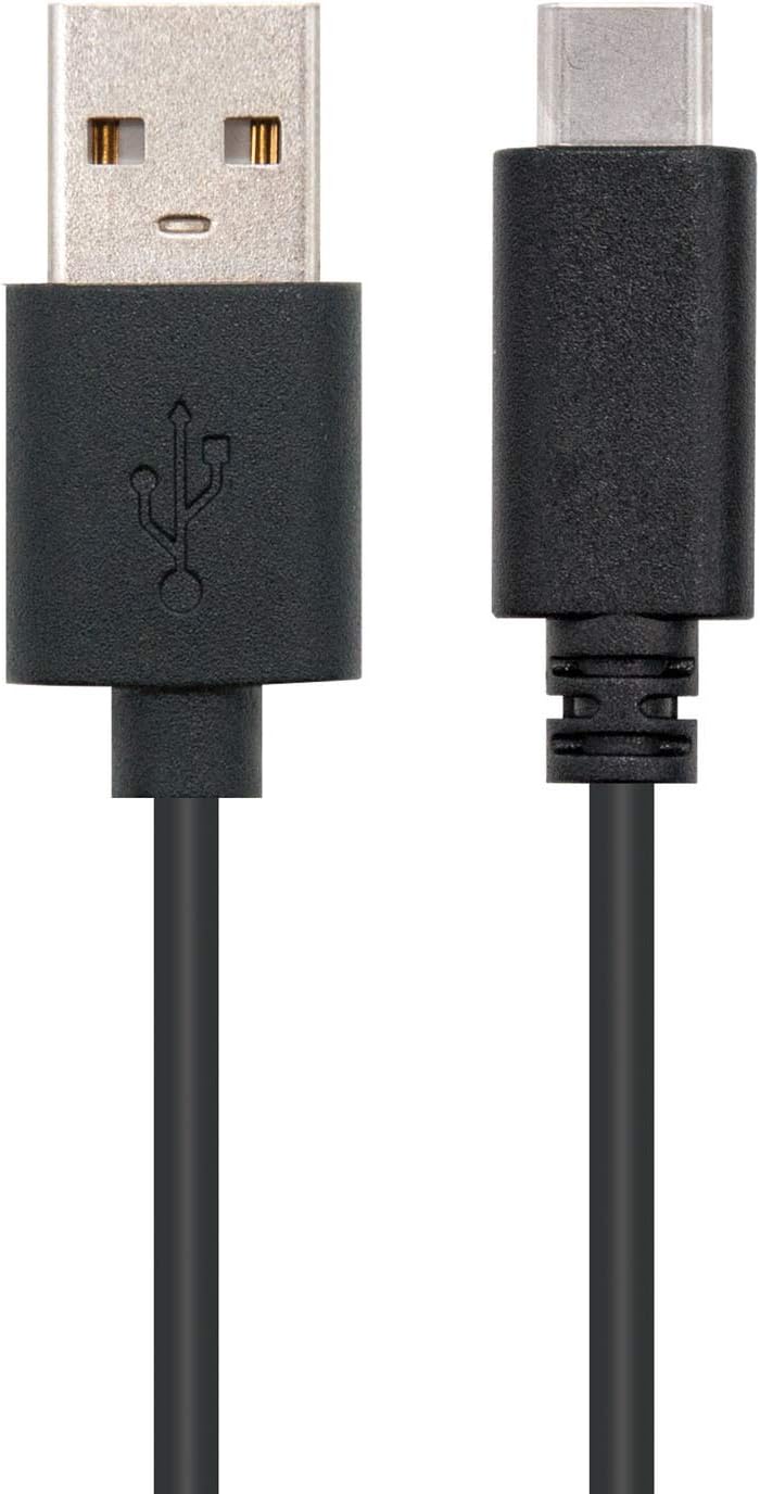 Cabo USB 2.0 Nanocable 10.01.2101/ USB Tipo-C Macho - USB Macho/ 1m/ Preto - Imagem 2