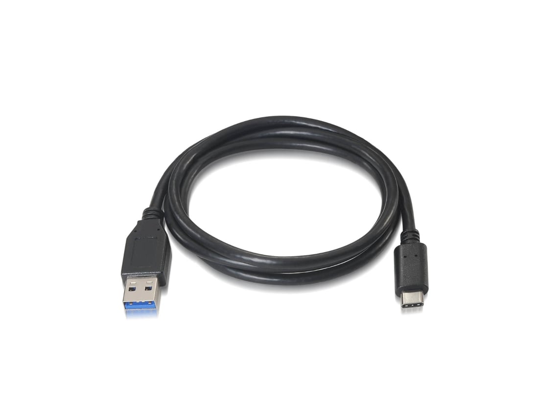Cabo USB 3.1 Nanocable 10.01.4001/ USB Tipo-C Macho - USB Macho/ 1m/ Preto