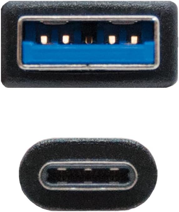 Cabo USB 3.1 Tipo-C Nanocable 10.01.4002/ USB Tipo-C Macho - USB Macho/ 2m/ Preto - Imagem 3