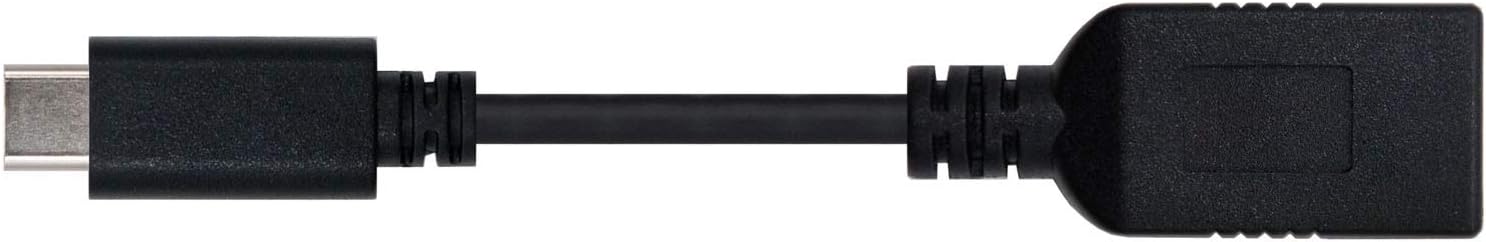 Cabo USB 3.1 Nanocable 10.01.4201/ USB Tipo-C Macho - USB Fêmea/ 15cm/ Preto - Imagem 2