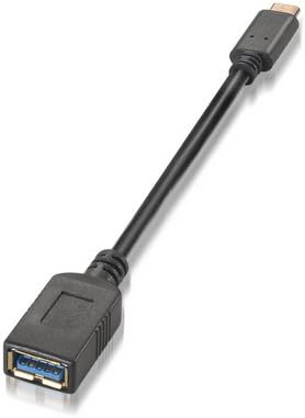Cabo USB 3.1 Nanocable 10.01.4201/ USB Tipo-C Macho - USB Fêmea/ 15cm/ Preto - Imagem 4