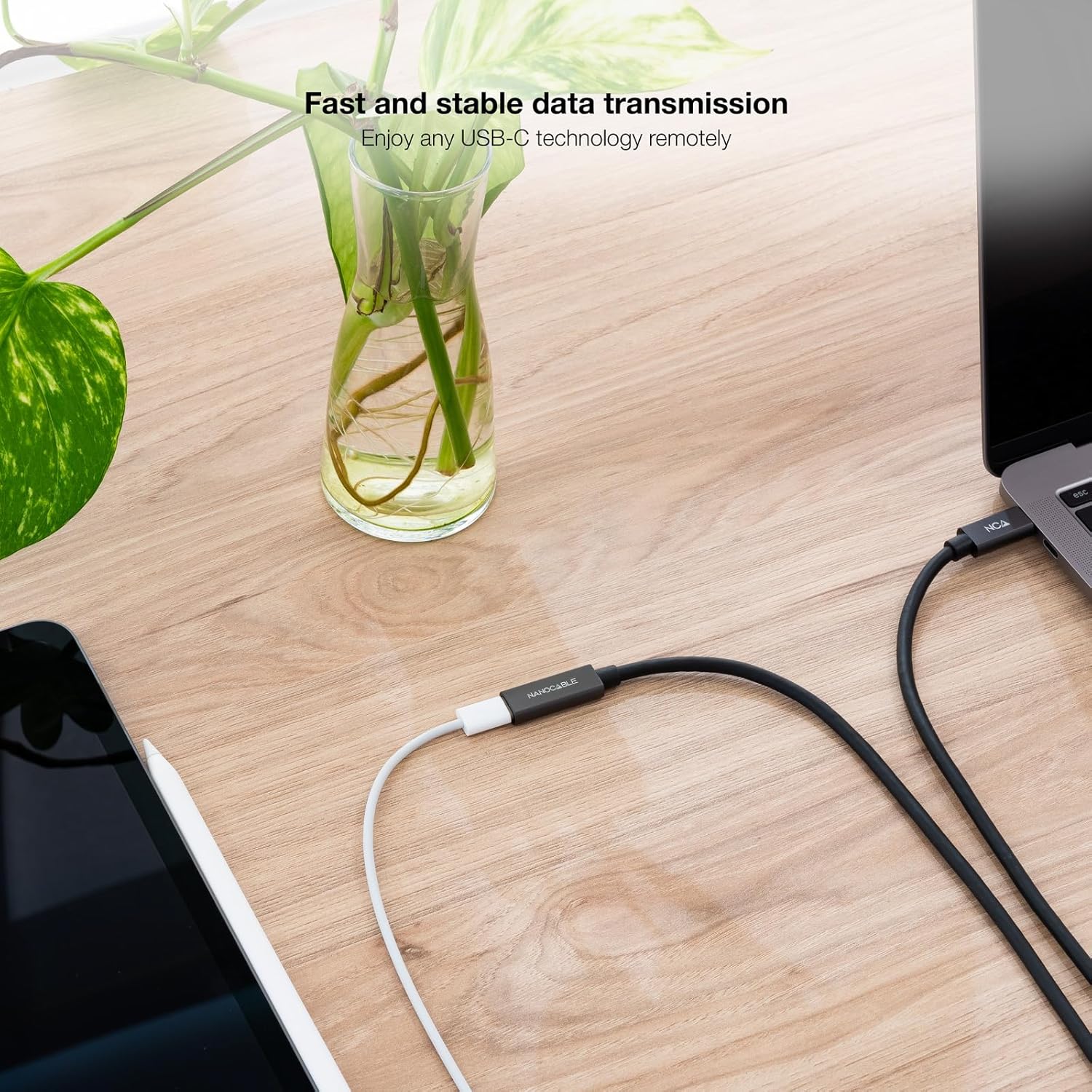 Cabo Extensor USB 3.2 Nanocable 10.01.4401-L150/ USB Tipo-C Macho - USB Tipo-C Fêmea/ 1.5m/ Preto - Imagem 7