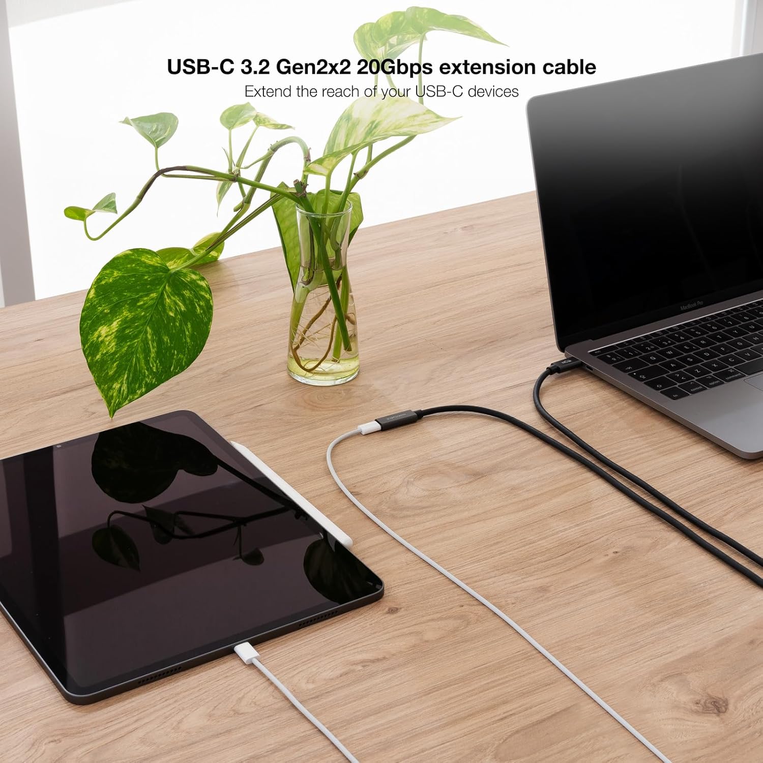 Cabo Extensor USB 3.2 Nanocable 10.01.4401-L150/ USB Tipo-C Macho - USB Tipo-C Fêmea/ 1.5m/ Preto - Imagem 6
