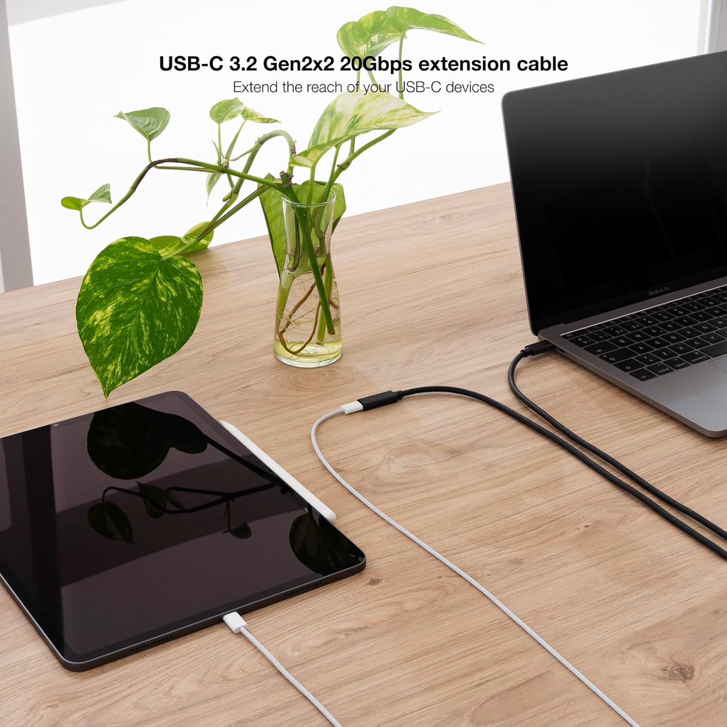 Cabo Extensor USB Tipo-C 3.2 Nanocable 10.01.4502/ USB Tipo-C Macho - USB Tipo-C Fêmea/ 2m/ Preto - Imagem 5