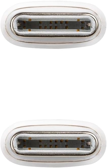 Cabo USB 2.0 Tipo-C Nanocable 10.01.6002-CO/ USB Tipo-C Macho - USB Tipo-C Macho/ Até 60W/ 480Mbps/ 2m/ Branco - Imagem 4