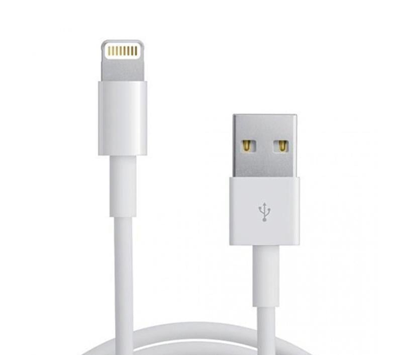 Cabo USB 2.0 Lightning Nanocable 10.110.0401/ USB Macho - Lightning Macho/ 1m/ Branco