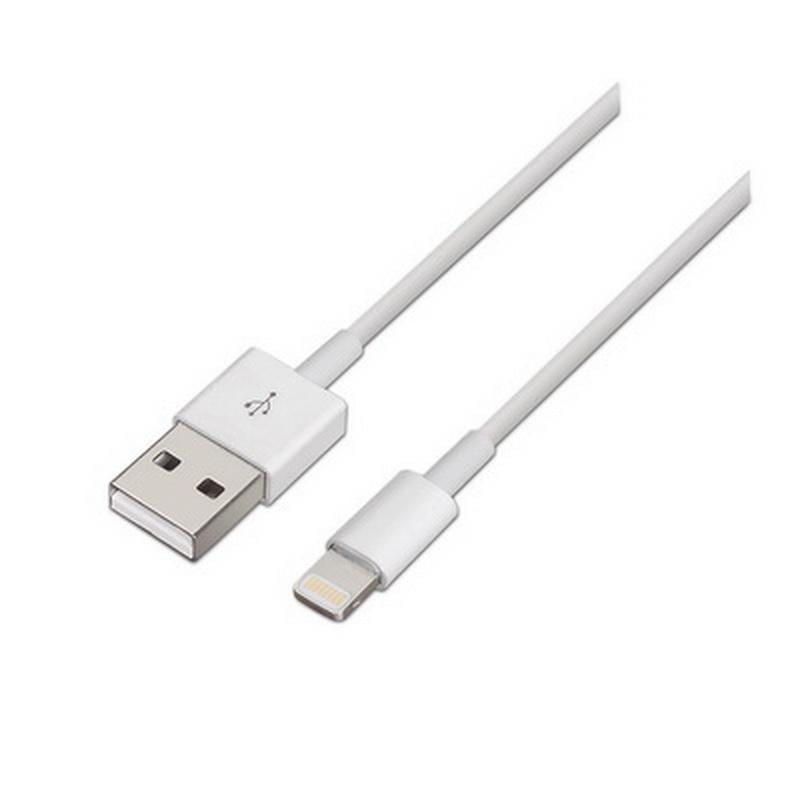 Cabo USB 2.0 Lightning Nanocable 10.10.0402/ USB Macho - Lightning Macho/ 2m/ Branco - Imagem 3