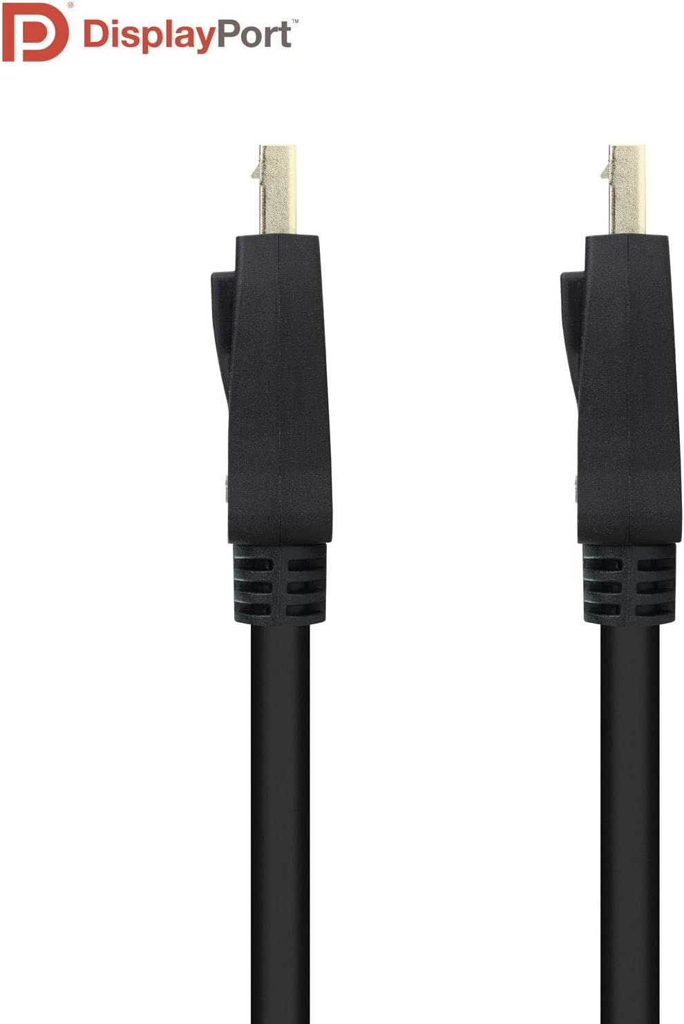 Cabo DisplayPort 1.4 8K Nanocable 10.15.2502/ DisplayPort Macho - DisplayPort Macho/ 2m/ Certificado/ Preto - Imagem 4