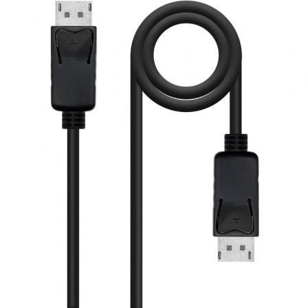 Cabo DisplayPort Nanocable 10.15.2702/ DisplayPort Macho - DisplayPort Macho/ 2m/ Preto