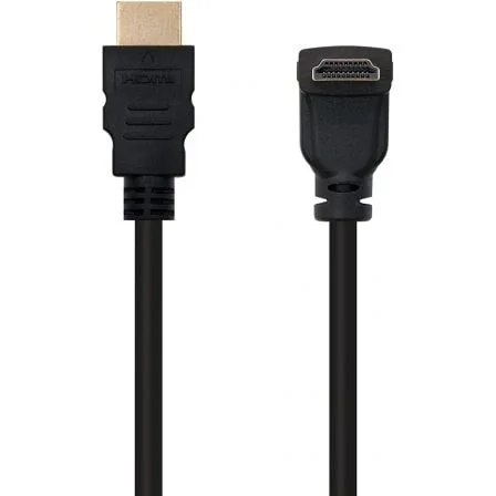 Cabo HDMI 1.4 NanoCable 10.15.3002 High Speed Ethernet 1.8m 4K Conector Acotovelado Preto - Imagem 3