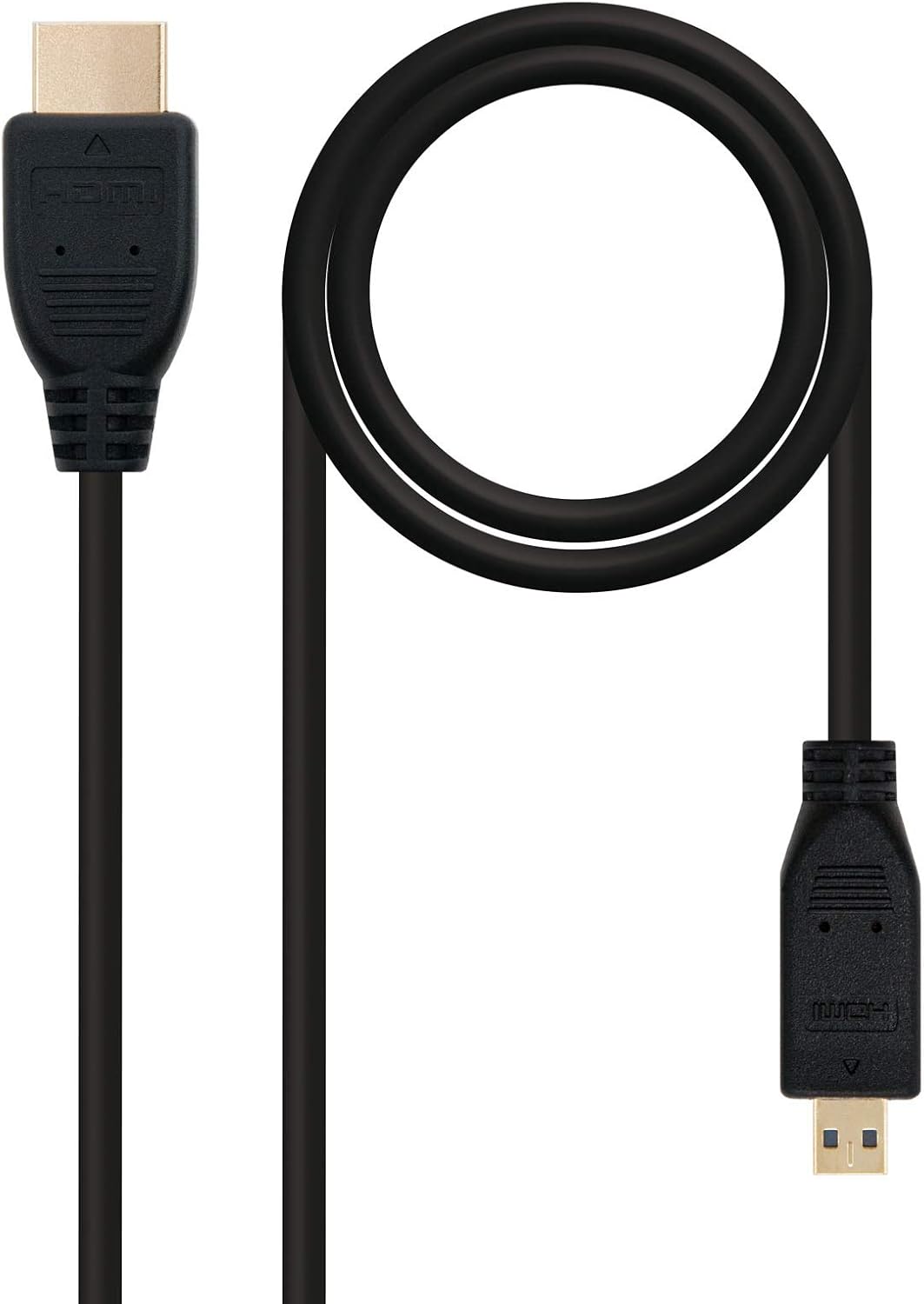 Cabo Micro HDMI Nanocable 10.15.3502/ HDMI Macho - Micro HDMI Macho/ 1.8m/ Preto