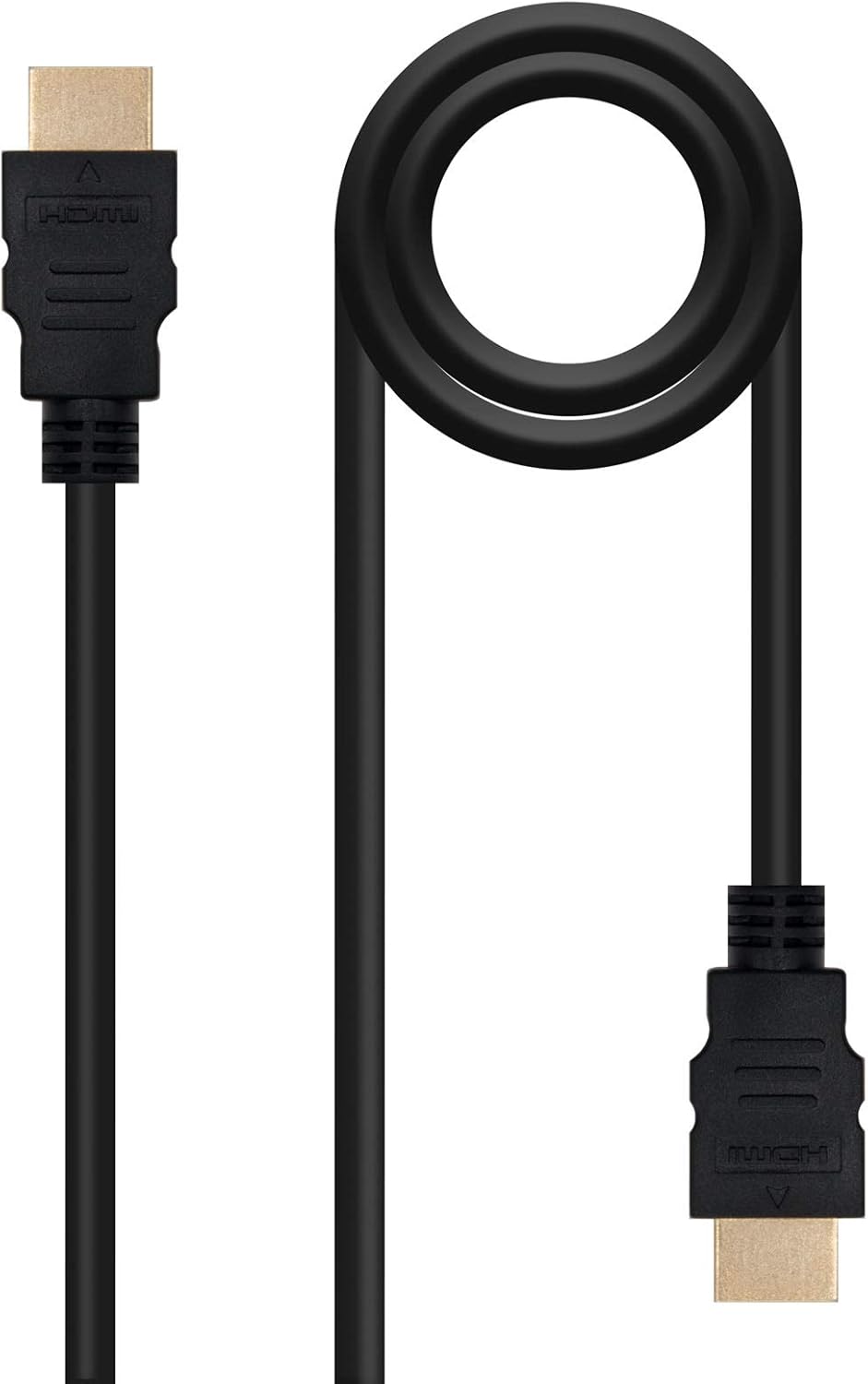 Cabo HDMI 2.0 4K Nanocable 10.15.3601-L150 / HDMI Macho - HDMI Macho / 1.5m / Certificado / Preto