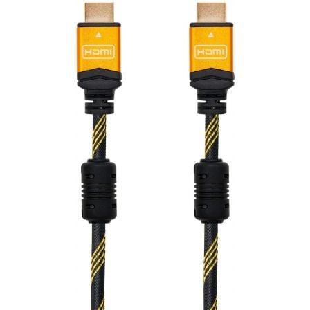 Cabo HDMI 2.0 4K Nanocable 10.15.1602/ HDMI Macho - HDMI Macho/ 1.5m/ Preto/ Laranja - Imagem 2