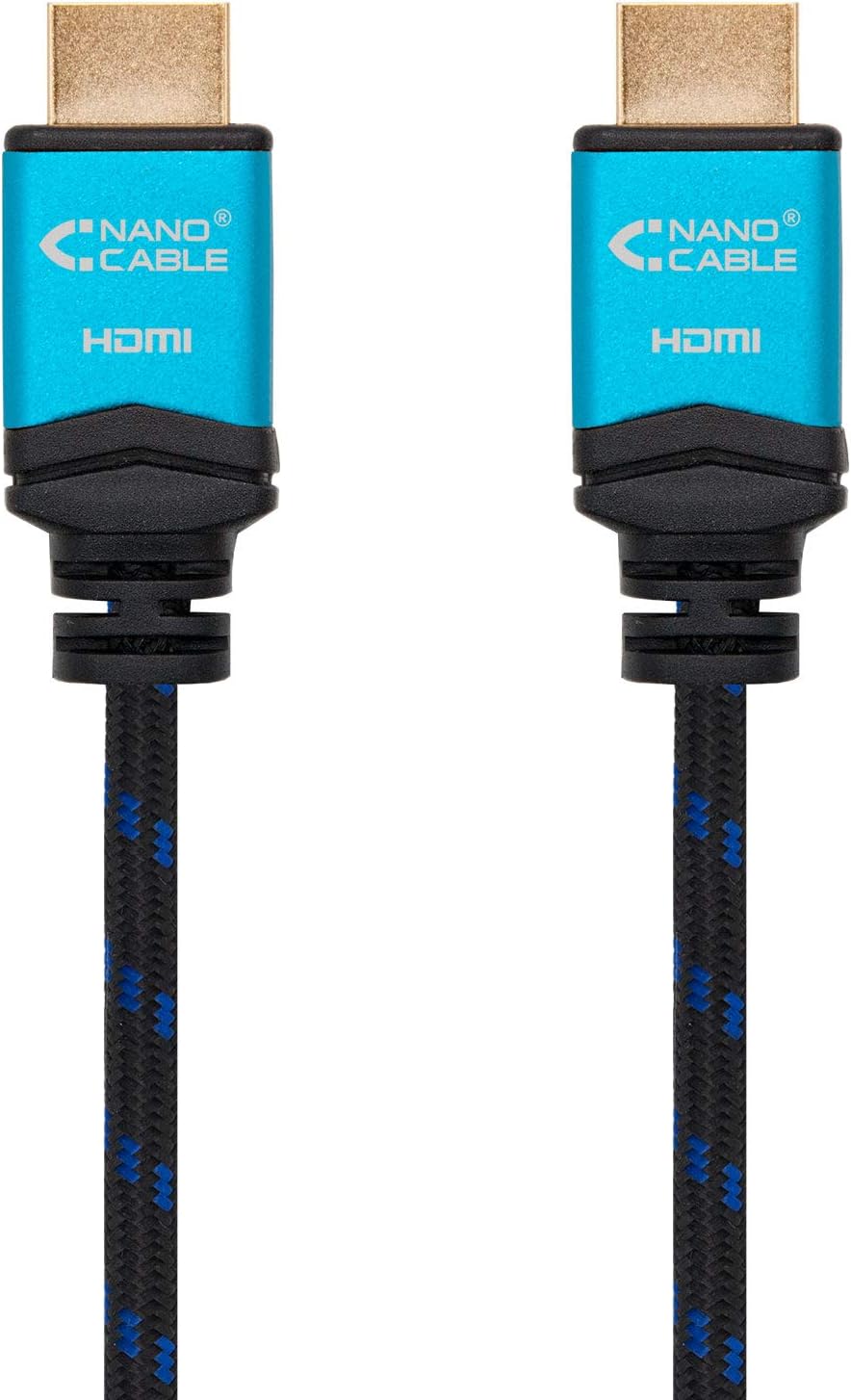 Cabo HDMI 2.0 4K Nanocable 10.15.3703/ HDMI Macho - HDMI Macho/ 3m/ Preto - Imagem 2