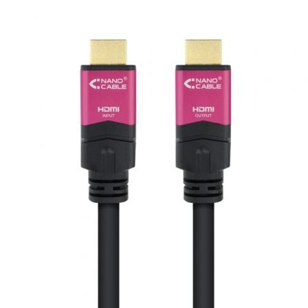 Cabo HDMI 2.0 Nanocable 4K@60Hz 18Gbps com Repetidor 30m Preto - Imagem 2