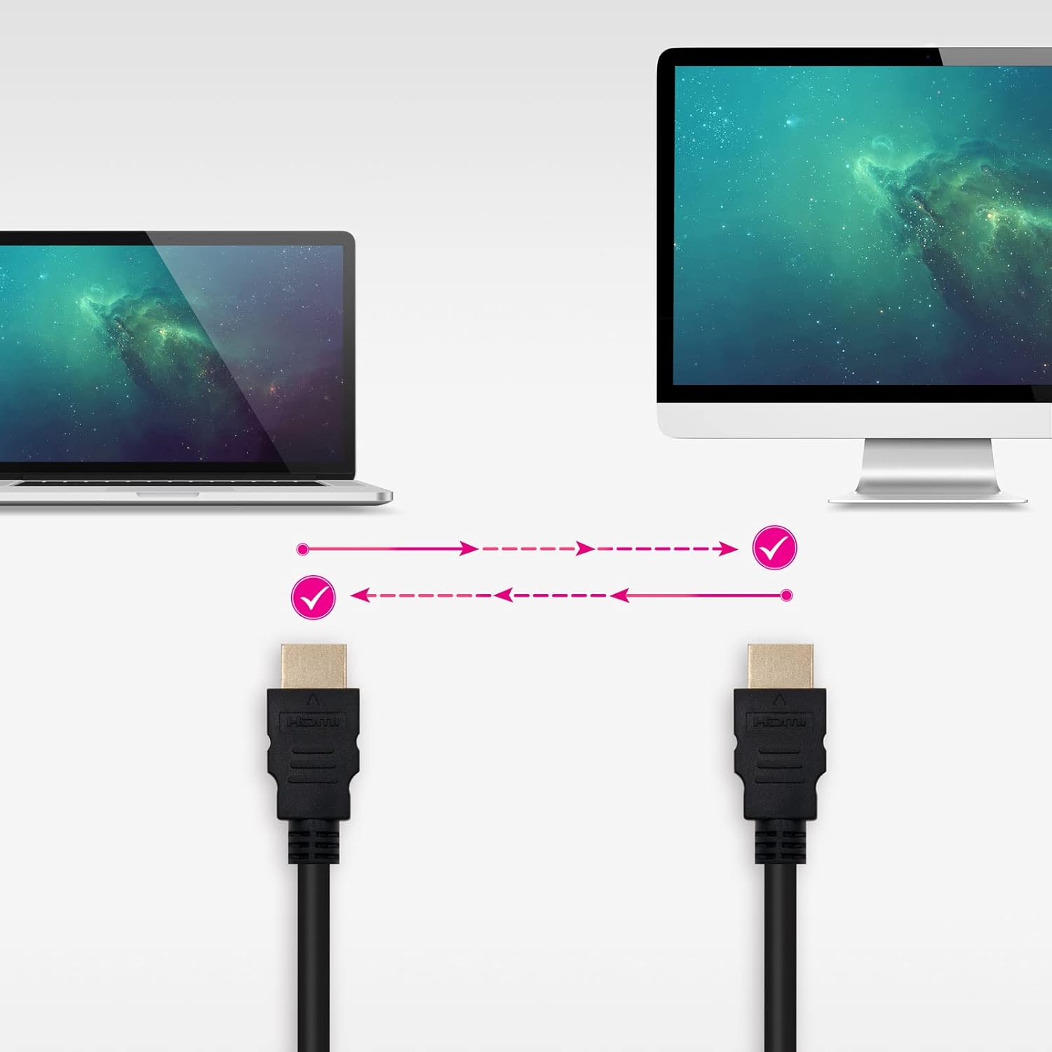 Cabo HDMI 2.0 4K Nanocable 10.15.3801-L150/ HDMI Macho - HDMI Macho/ 1.5m/ Preto - Imagem 4