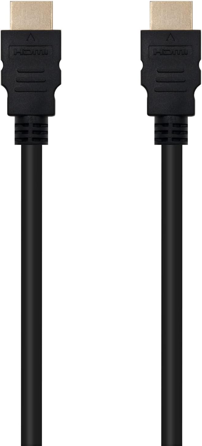 Cable HDMI 2.0 4K Nanocable 10.15.3805/ HDMI Macho - HDMI Macho/ 5m/ Preto - Imagem 2