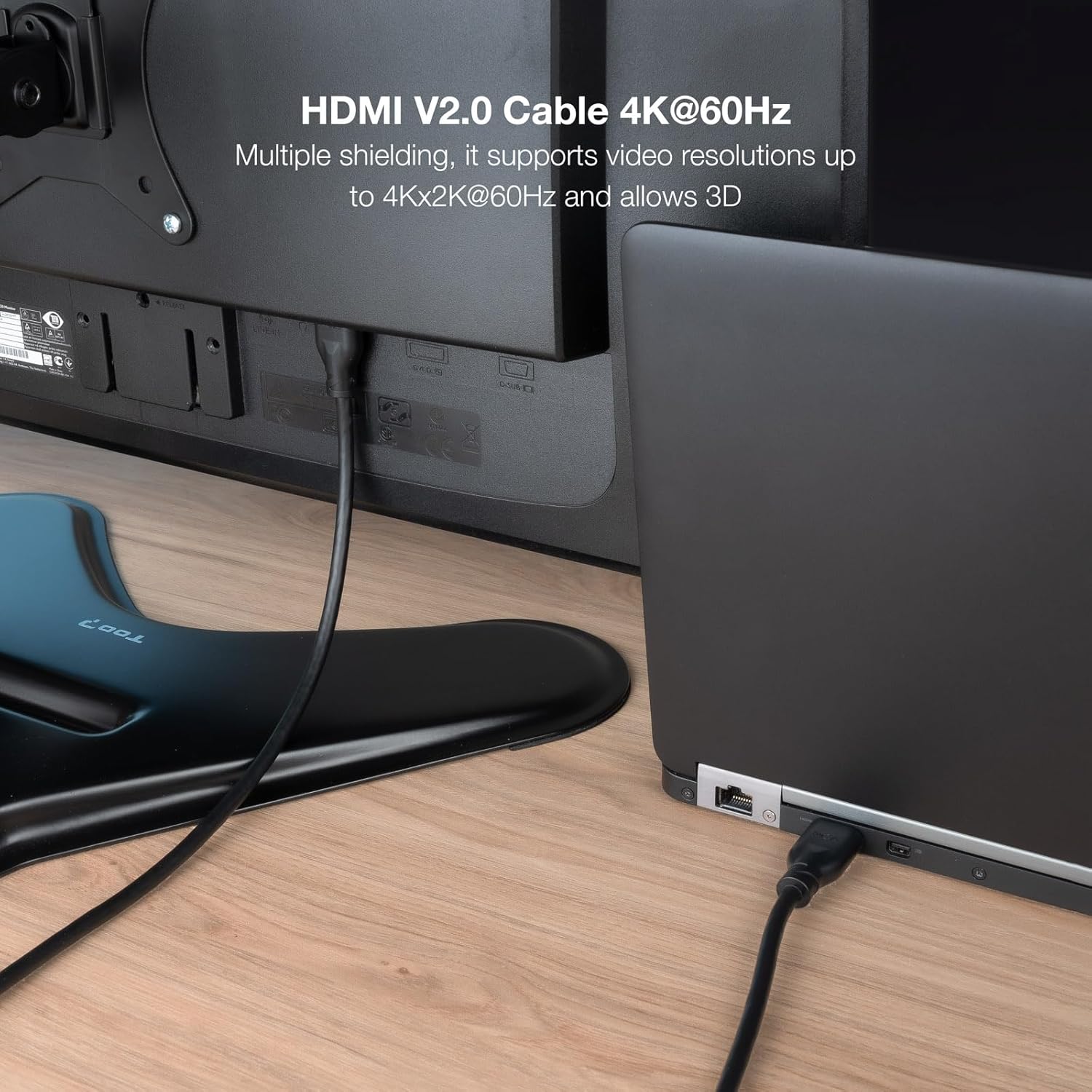 Cabo HDMI 2.0 4K CCS Nanocable 10.15.3903/ HDMI Macho - HDMI Macho/ 3m/ Preto - Imagem 5