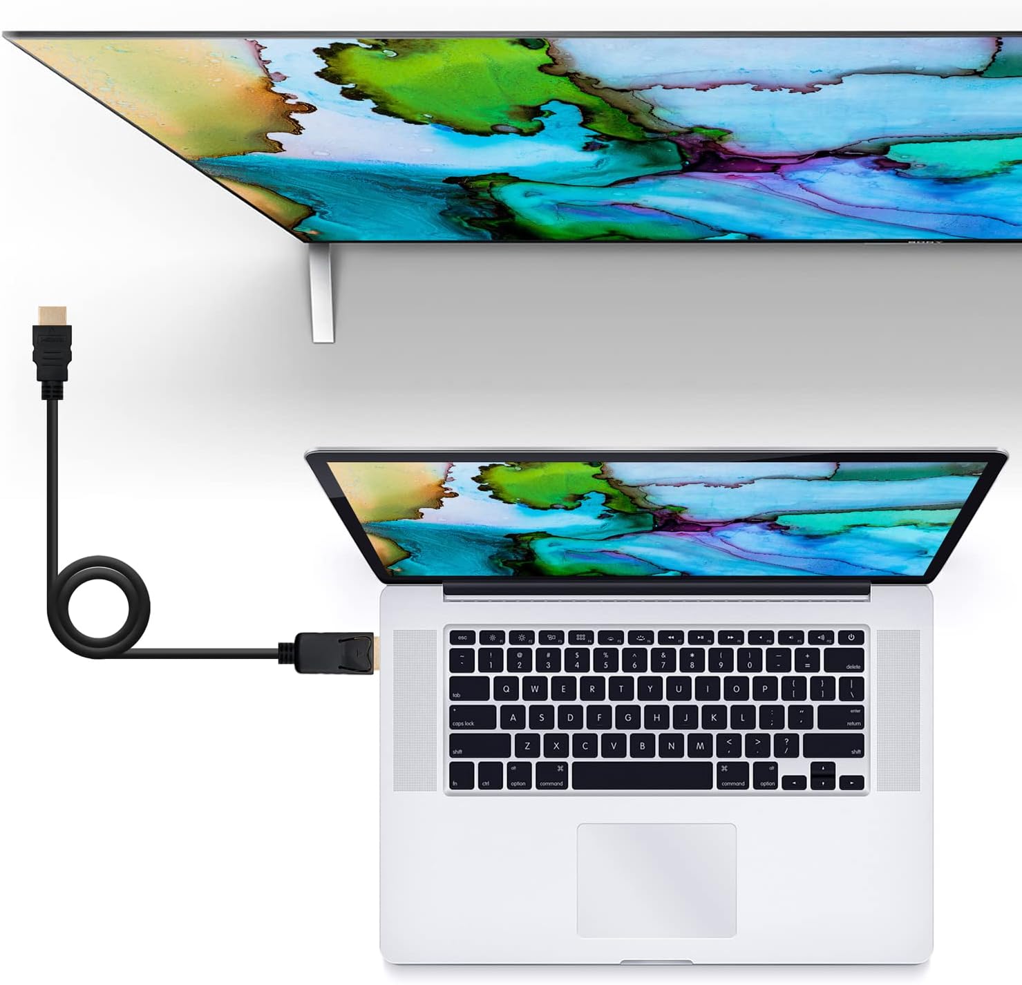 Cabo Conversor Nanocable 10.15.4301/ DisplayPort Macho - HDMI Macho/ 1m/ Preto - Imagem 4