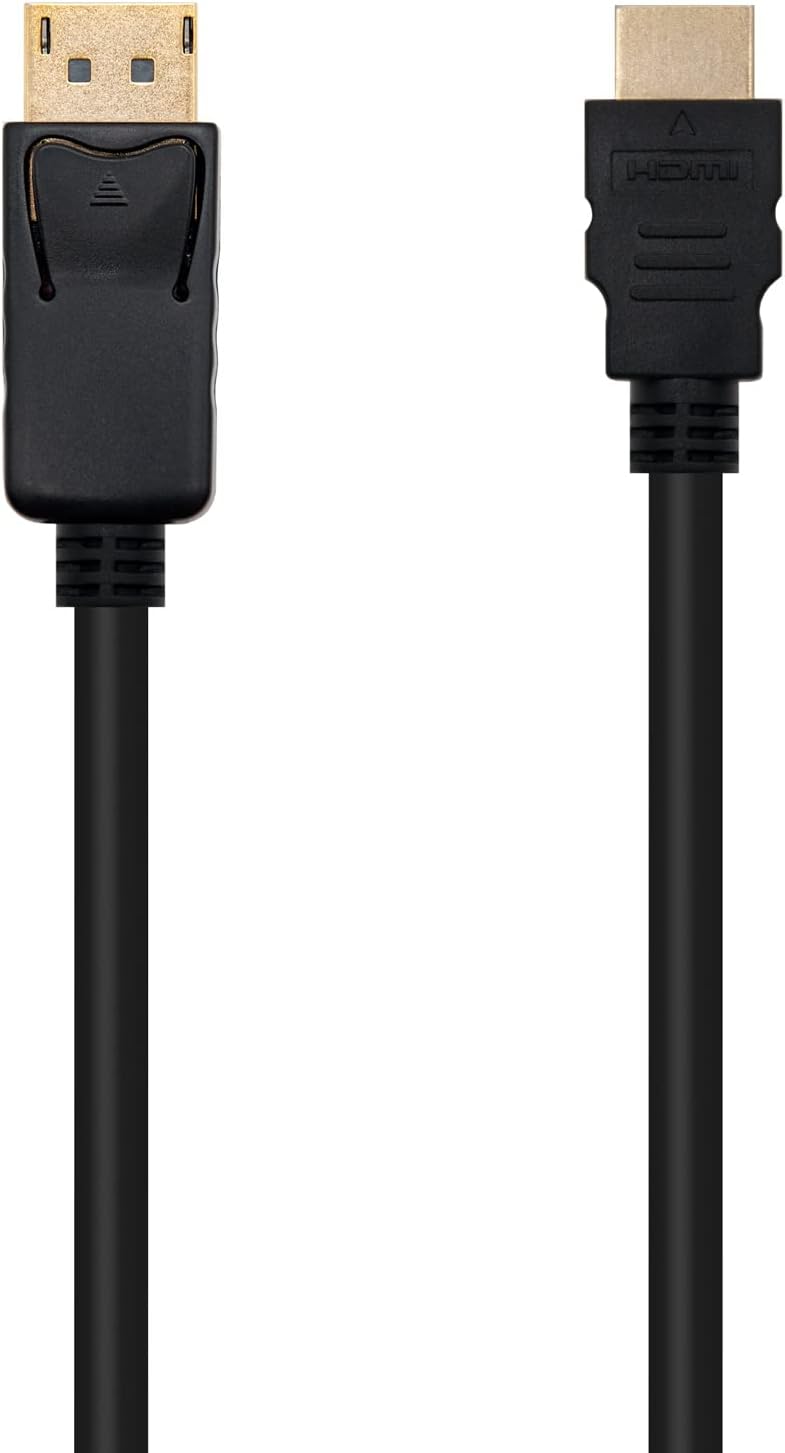 Cabo Conversor Nanocable 10.15.4310/ DisplayPort Macho - HDMI Macho/ 10m/ Preto - Imagem 2