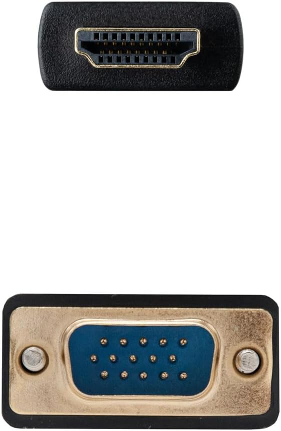 Cabo Conversor Nanocable 10.15.4348/ HDMI Macho - VGA Macho/ 1.8m/ Preto - Imagem 3