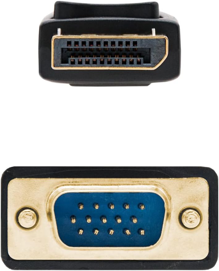 Cabo Conversor Nanocable 10.15.4401/ DisplayPort Macho - VGA Macho/ 1m/ Preto - Imagem 3