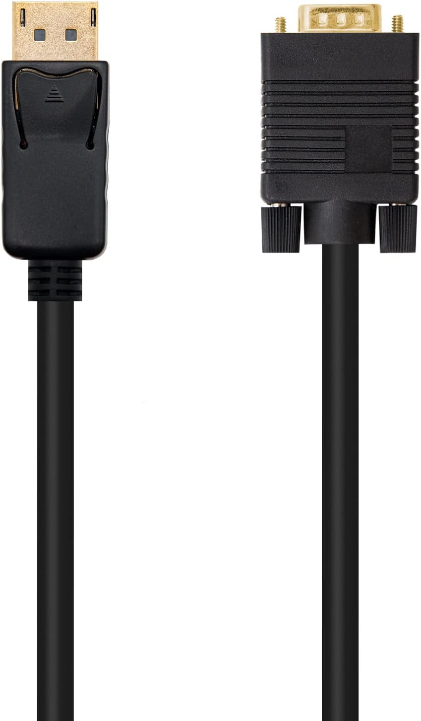 Cabo Conversor Nanocable 10.15.4401/ DisplayPort Macho - VGA Macho/ 1m/ Preto - Imagem 2