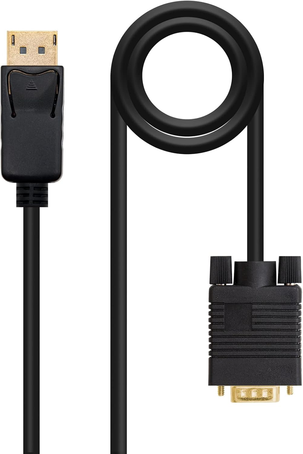 Cabo Conversor Nanocable 10.15.4401/ DisplayPort Macho - VGA Macho/ 1m/ Preto