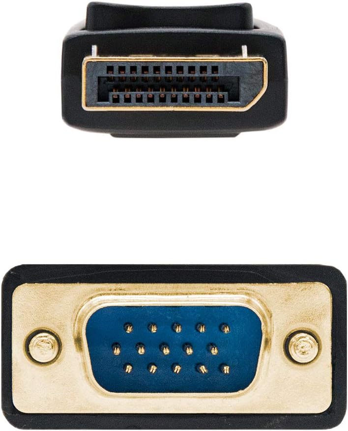 Cabo Conversor Nanocable 10.15.4402/ DisplayPort Macho - VGA Macho/ 2m/ Preto - Imagem 3