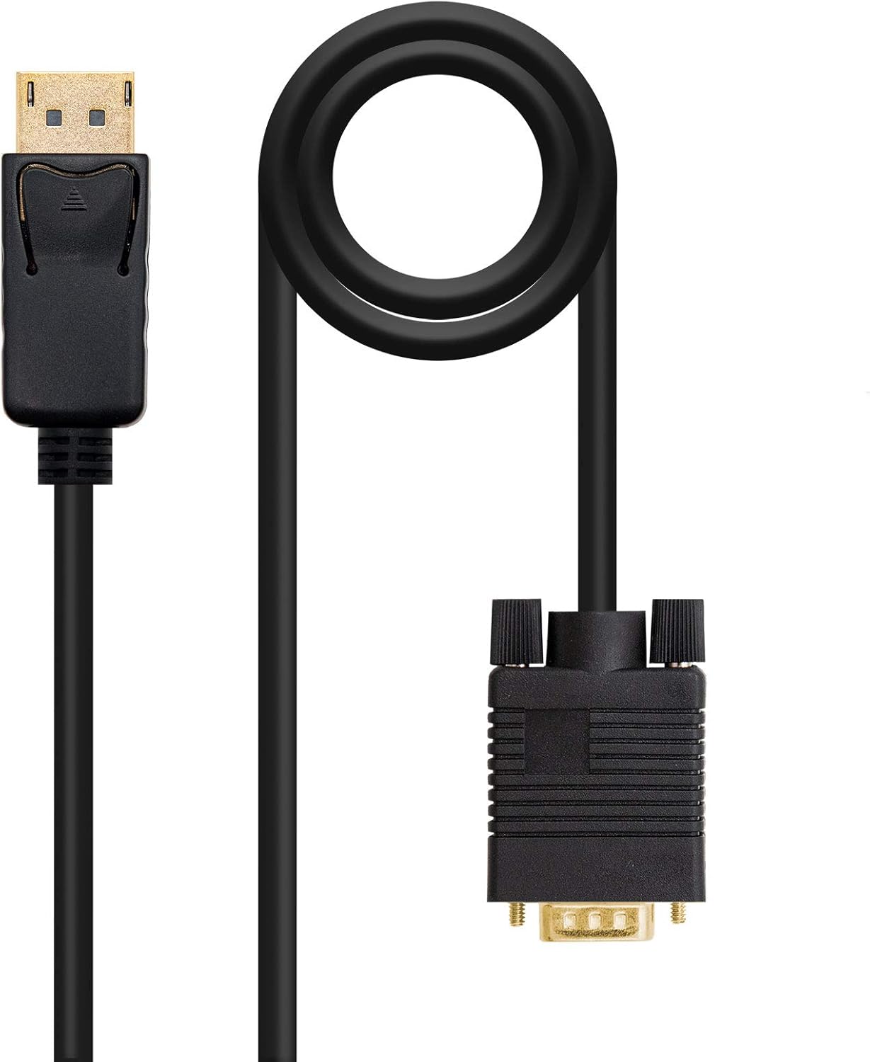 Cabo Conversor Nanocable 10.15.4402/ DisplayPort Macho - VGA Macho/ 2m/ Preto