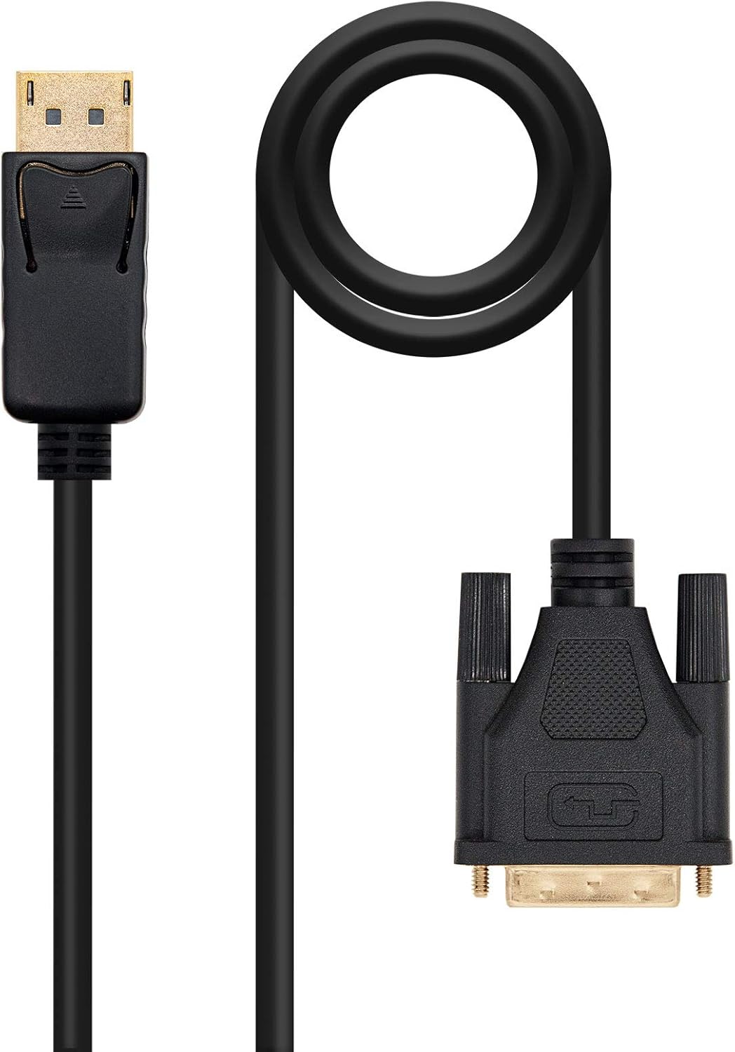 Cabo Conversor Nanocable 10.15.4502/ DisplayPort Macho - DVI Macho/ 2m/ Preto